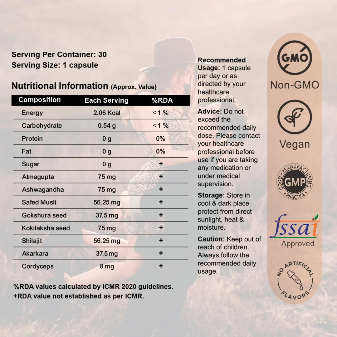 Mate - Men's Power Capsules | Boost Energy & Stamina