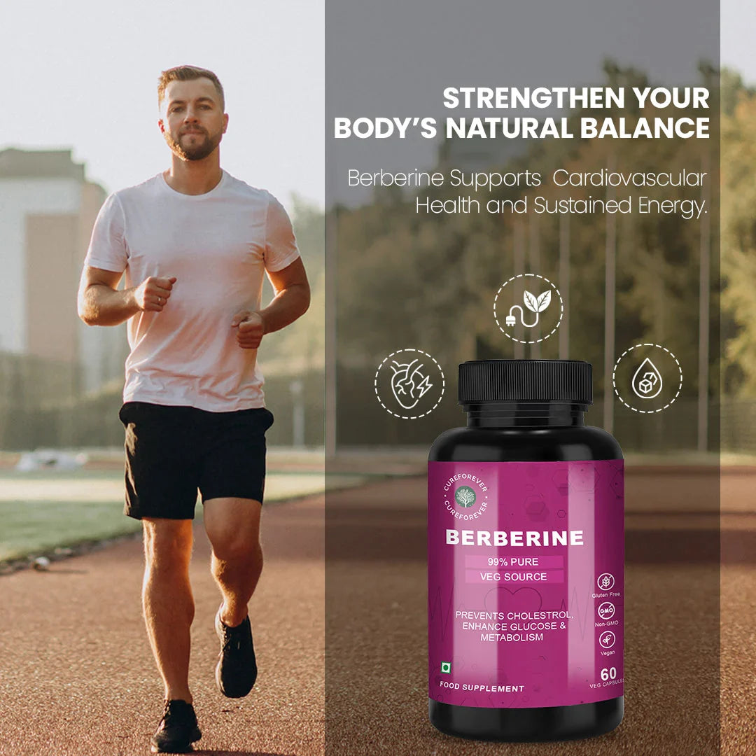 99% Pure Berberine Supplements | For Blood Sugar Balance & Metabolic Health