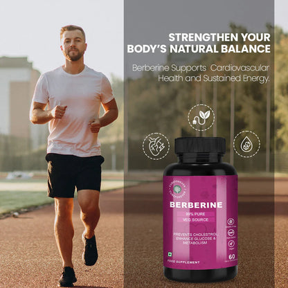 99% Pure Berberine Supplements | For Blood Sugar Balance & Metabolic Health
