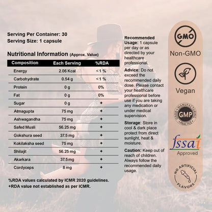 Mate - Men's Power Capsules | Boost Energy & Stamina