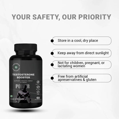 Testosterone Booster | For Strength, Performance & Vitality