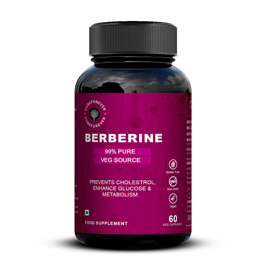 99% Pure Berberine Supplements | For Blood Sugar Balance & Metabolic Health