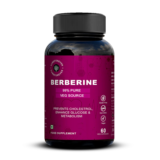 99% Pure Berberine Supplements | For Blood Sugar Balance & Metabolic Health